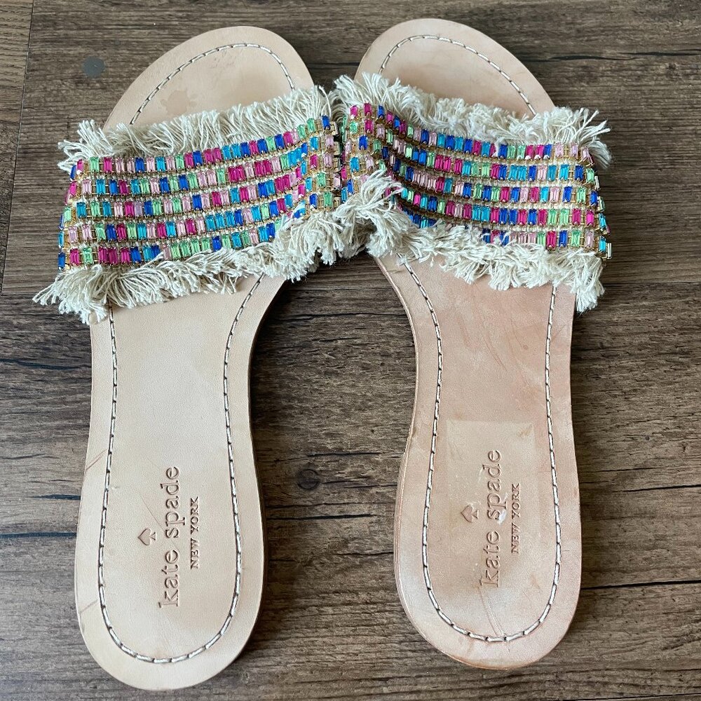 Kate Spade Jeweled Sandals - Size 8.5